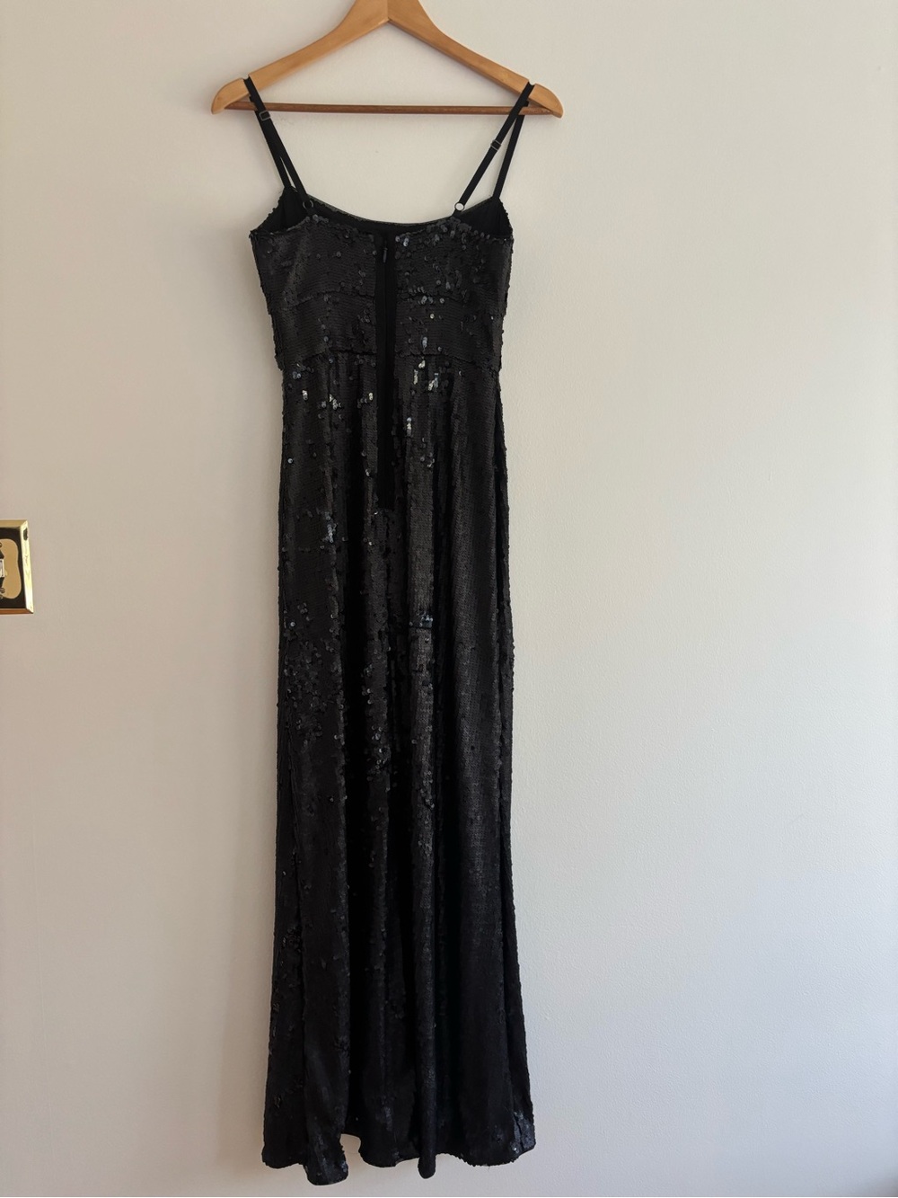 Timeless Black Sequin Maxi Dress - Picture 5 of 8